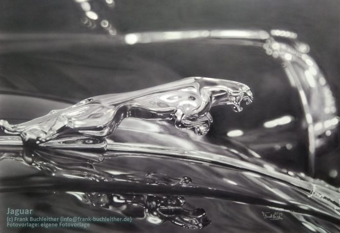 Kühlerfigur eines Jaguar Oltheimers.